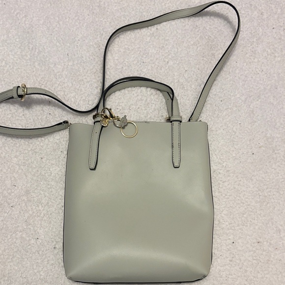 Zac Posen Small Floral Garden Leather Tote Crossbody